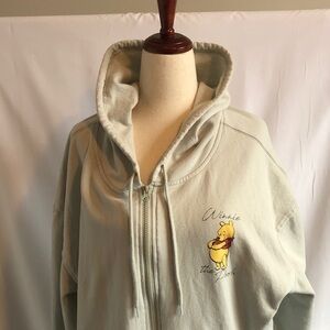 Disney Cream Winnie the Pooh Zip-Up Hoodie